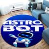 ASTRO BOT Round Area Rug,Carpet Rug for Living Room Bedroom Sofa Playroom Decor,Non-slip Floor Mat