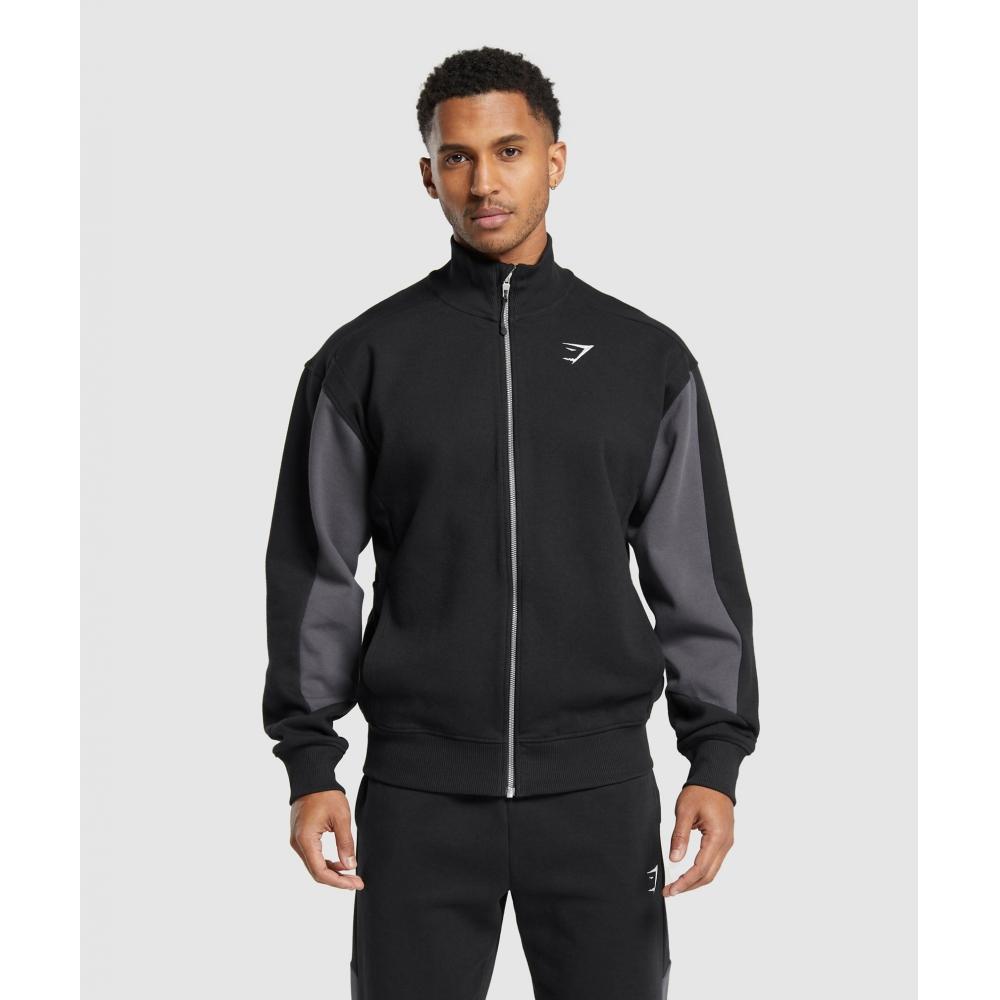 

Спортивная куртка GYMSHARK Pique Black Onyx Grey A6A6S BB24 XS