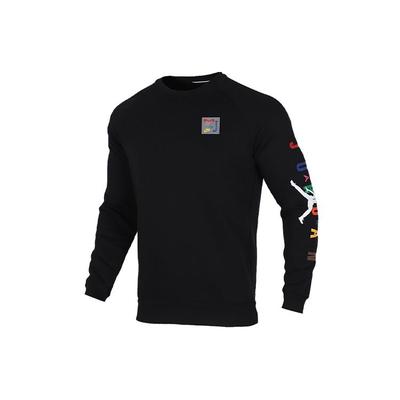 Jordan Sweatshirts Men's Black Crew Neck Moderate Regular CT6304-010