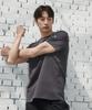 Chaebteoegseu All-Round Soft Semi-Muscle Fit Half Shirt (Charcoal)