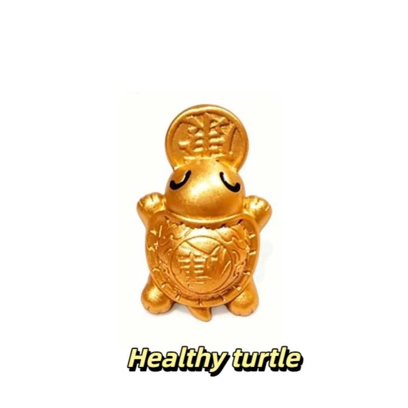 Fengshui Money Biting Turtle Wallet Charm Lucky Good Luck Resin Ornament for Car Hanging Desktop Decor A1