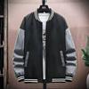 Trendige Lockere Baseballjacke für Herren - Frühling/Herbst Streetwear, Jugend Hong Kong Stil
