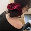 Elegant Retro Velvet Scrunchie with Large Hem for Women