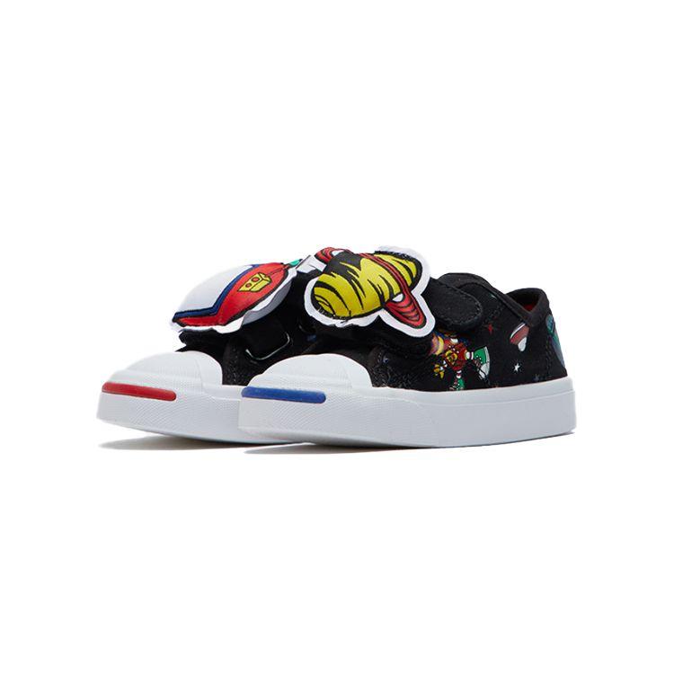 Converse Jack Purcell Low Top Sneakers Baby Sneakers Black Red 765639C