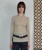 Aobteu Two Way Long Sleeve Top - Dusty Cream