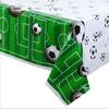 Rectangular Disposable Football Milk Pattern Table Cover Poker Themed Party Decorations