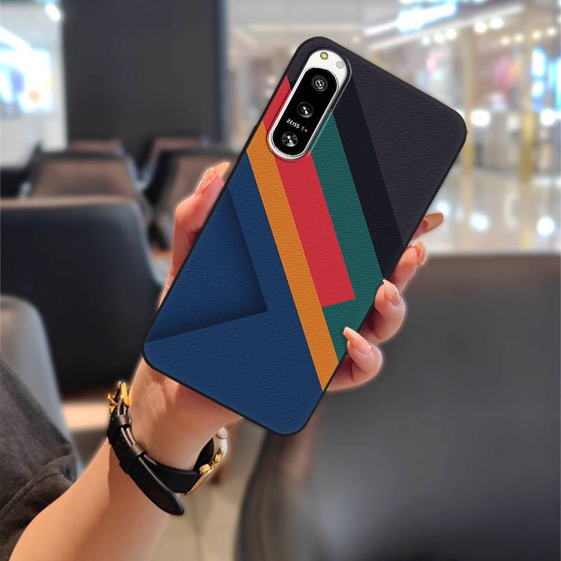 Back Cover Graffiti Phone Case For Sony Xperia5 IV Soft case Durable TPU Anti-knock Phone Pouch Fashion Design Full wrap