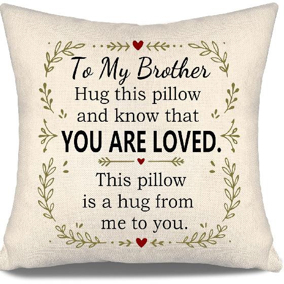 Daughter Hug This Pillow and Know That You Are Loved This Pillow Is A Hug from Me To You Throw Pillow Covers for Daughter from Mom Dad Birthday Gift