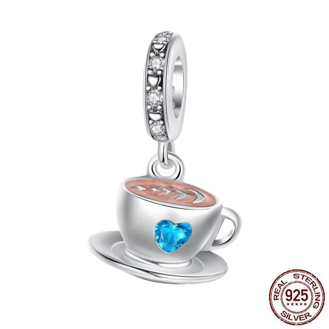 Maleta Rosa Colgante Unicornio de la Suerte Plata 925 Charm Ajuste Pulsera Fasion Original Collar Fabricación Joyería de Moda Regalo 2023 Nuevo