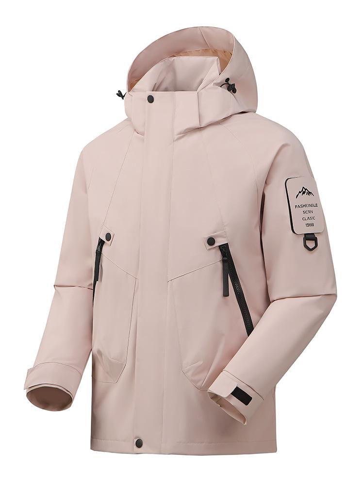 Unisex Lightweight Waterproof Hooded Jacket for Spring/Autumn - Thin, Casual, and Ideal for Cycling