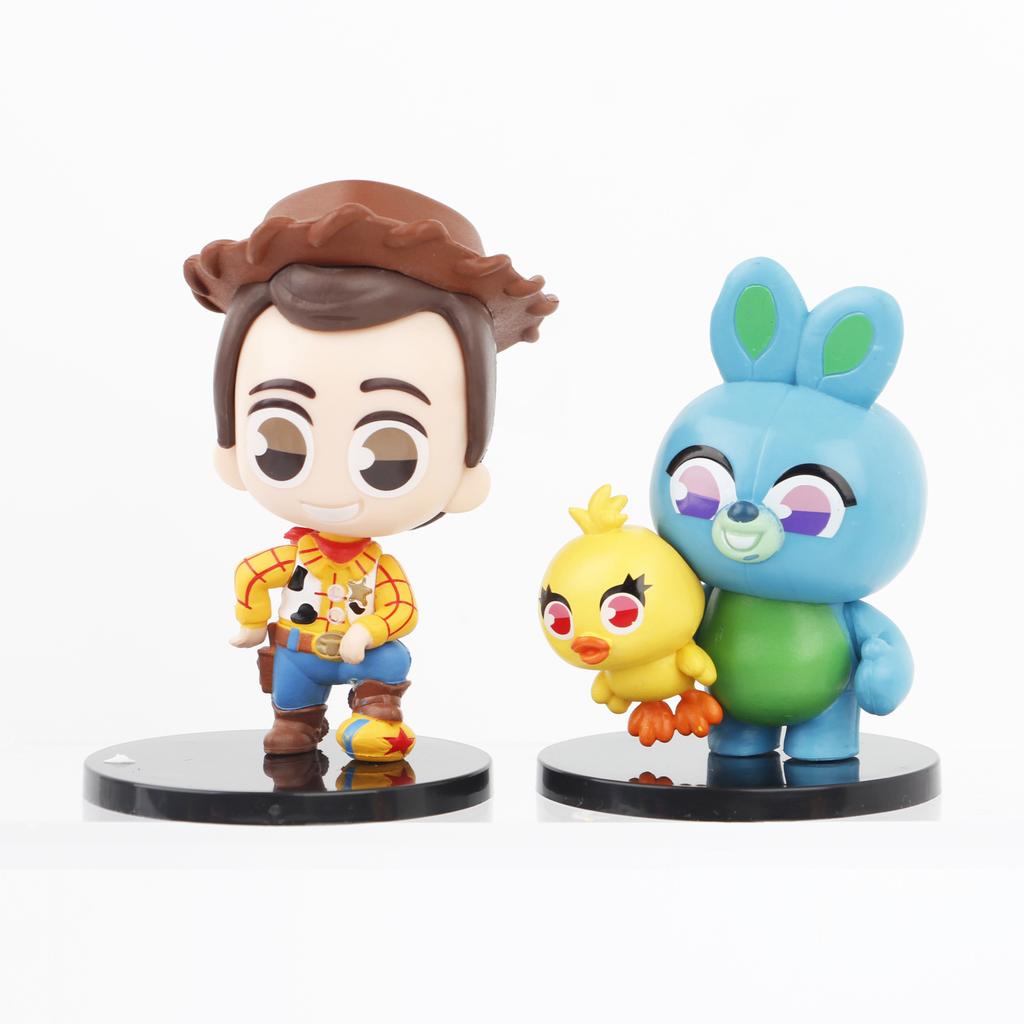 Toy Story Mini Figures Set Gashapon Collectible Model Ornaments