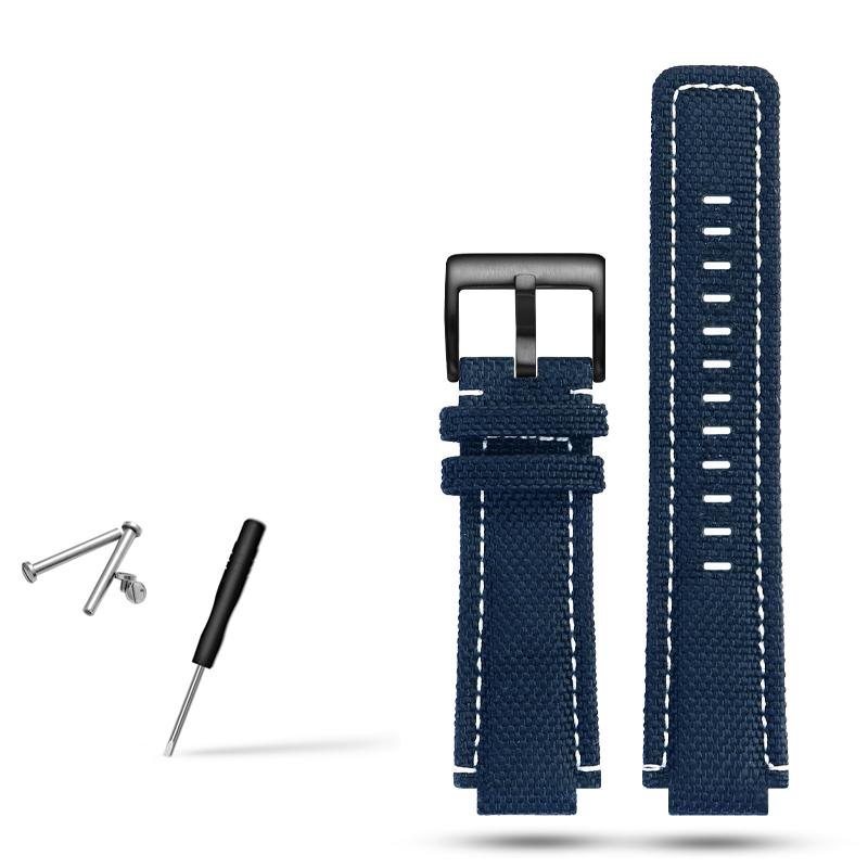 Für TIMEX Tidal T2N721 T2N720 T2n739 TW2T76300 TW2T76500 Sport-Canvas-Uhrenarmband Mann Nylon-Armband schweißfest weich Uhrenarmband