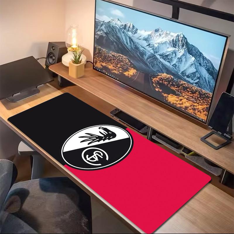 SC Freiburg Print  Cushion Non-slip Laptop Tablet Big Mousepad XXL Mat Mini PC Playmat With Lock edge