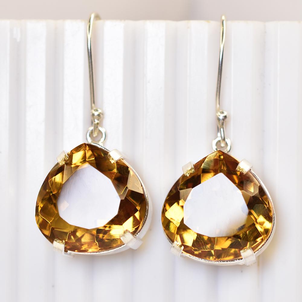 Stunning 70.9 Ct Natural Certified 7 Color Change Alexandrite Pear Earring Pair MY.ER-30-NS