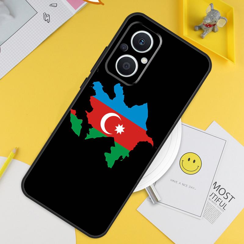 Azerbaijan Flag For OPPO Reno 8T 11F 12F 13F 14F 7 8 Lite 10 11 12 13 14 Pro OPPO Find X9 X8 X5 X6 Pro Case