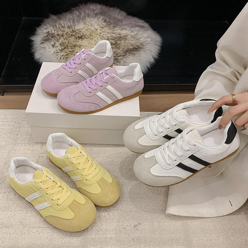 Spring and Autumn New Women's Fashion Casual Flat Shoes Comfortable Vulcanized Shoes Outdoor Walking Shoes