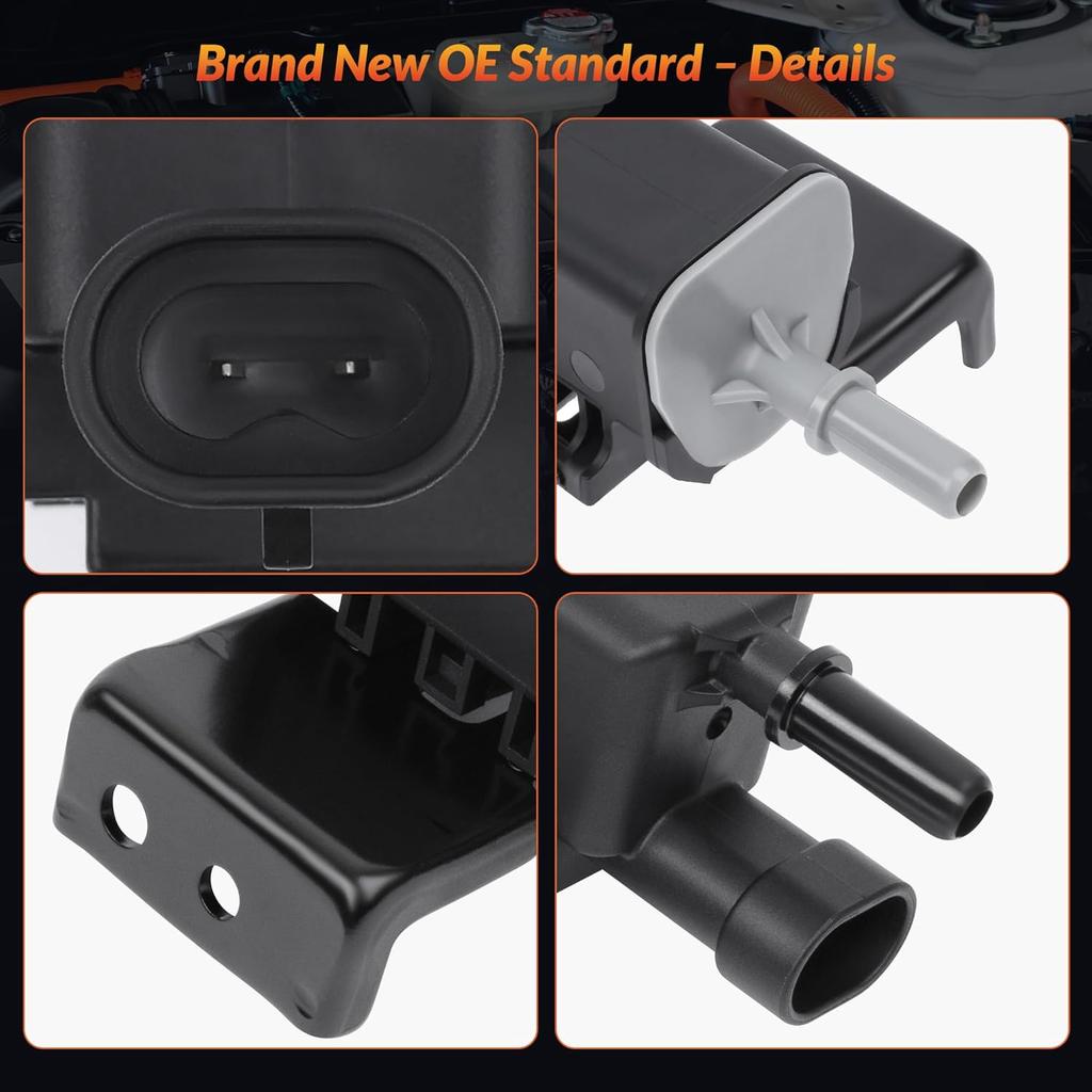 Vapor Canister Purge Valve Solenoid EVAP Compatible For Chevrolet Silverado, Tahoe, Trailblazer, Suburban, Colorado & GMC Sierra, Yukon & Buick