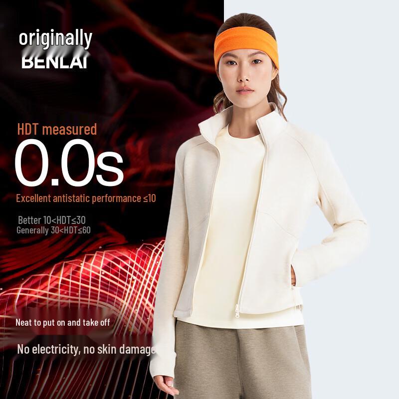 Women's Anti-Static Thermal Stand Collar Jacket