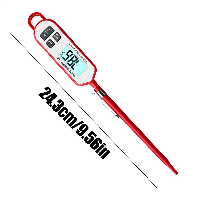 Digital Meat Probe Kitchen Probe For BBQ Waterproof Ultra-Fast Read Backlight Calibration Cooking Meat Probe For BBQ Grill Fry