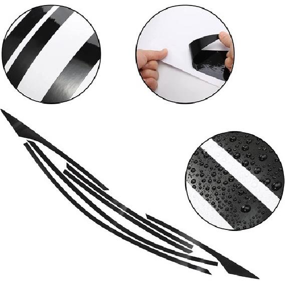 For Honda Accord Sedan 18-22 Accessories Chrome Delete Blackout Window Trim 6Pcs