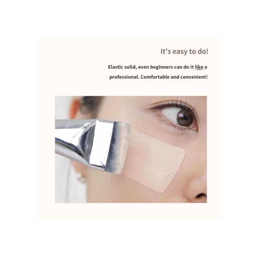 WAKEMAKE Spatula Wide Foundation Brush/ Puff-fit Brush