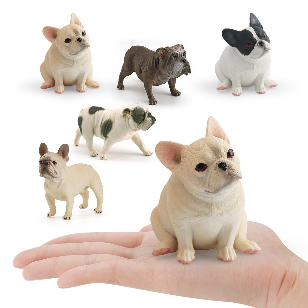 Realistic French Bulldog Pvc Collectible Model For Home Decor And Dog Enthusiasts