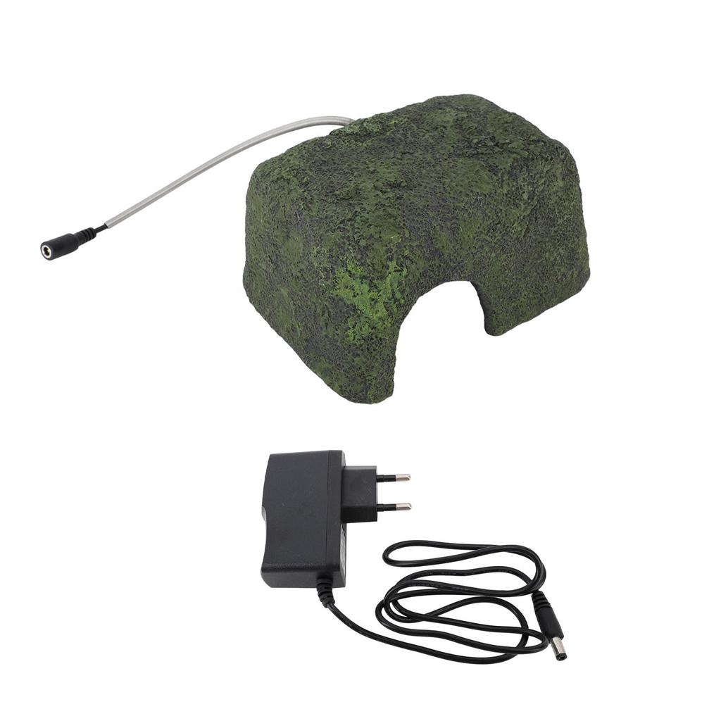 Heated Reptile Cave Reptile Rock Hide Cave Hiding Place for Snakes Lizards Increase Reptile