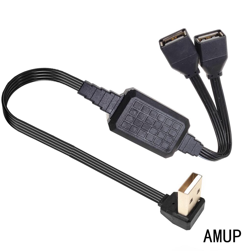 20CM-110CM Dual Data USB 2.0 To 1 Male and 2 Female, Power Adapter and Distributor, USB Charging Power Cable, Extension Cable