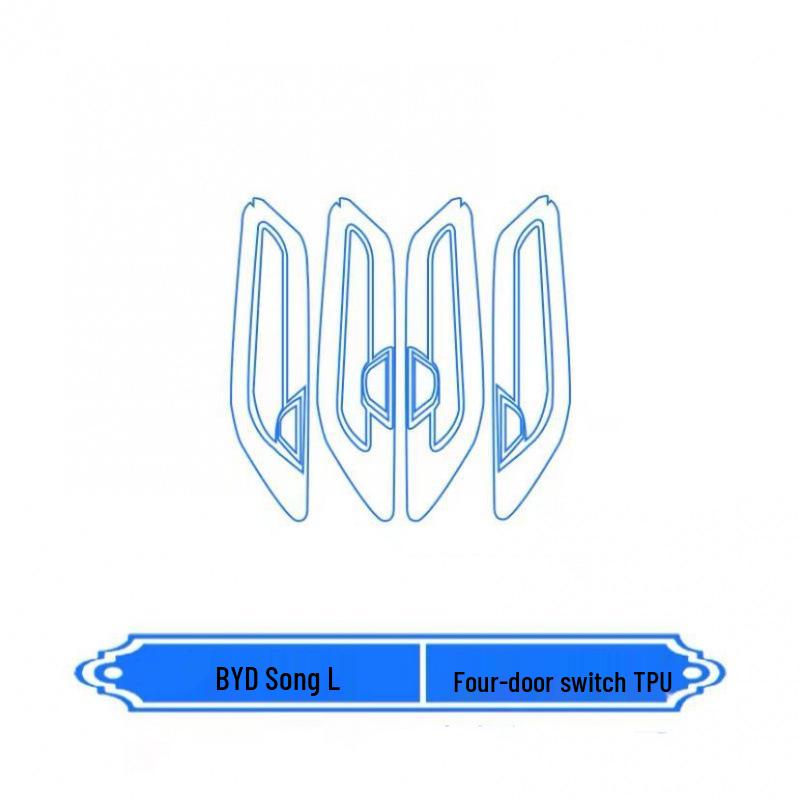 BYD Song L-EV Center Console TPU Interior Protection Film (2024-25 Model)
