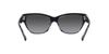 Sunglasses HC8370F CH660 GRAY GRADIENT Lens 56 [Coach] BLACK/TRANSPARENT Frame/GREY