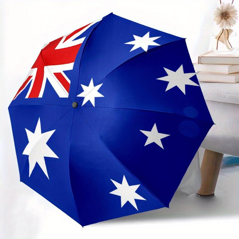 Australian Flag Umbrella Automatic Folding Portable Automatic Umbrella Universal Four Seasons Daily Activities And Holiday Gifts Decorative