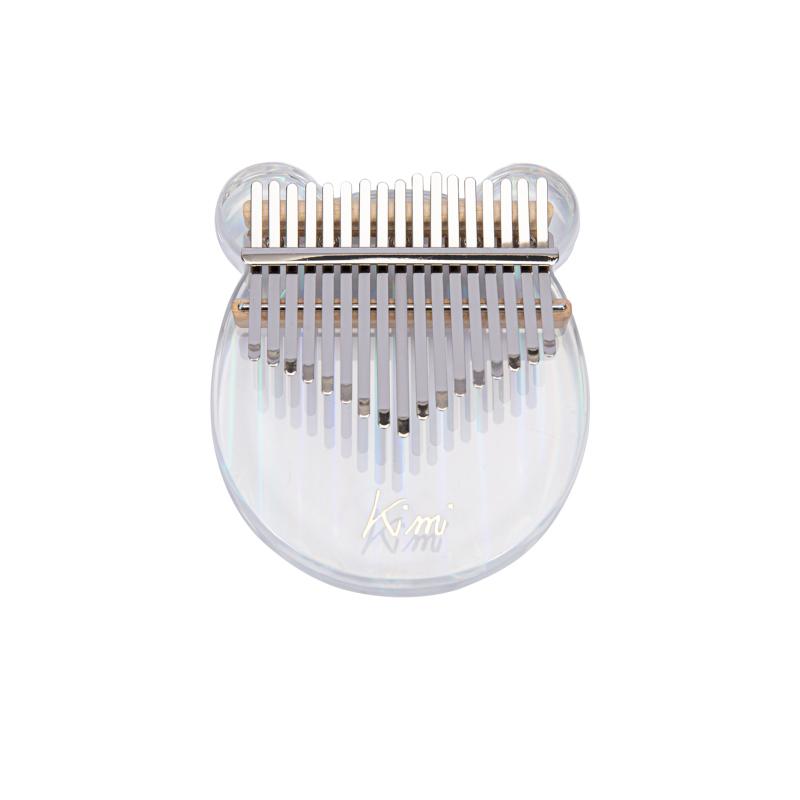 Hot! Kalimba Acrylic 17 Key Transparent Thumb Piano Mbira Sanza with Tuner Hammer Gig Kalimba Case Manual