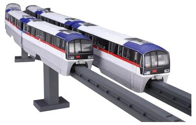 Fujimi Model Structure Kit Series Tokyo Monorail 2000 Old Painted Formation 1/150 No.17 EX-1 6-Car (Unpainted Kit) STR-17 EX-1