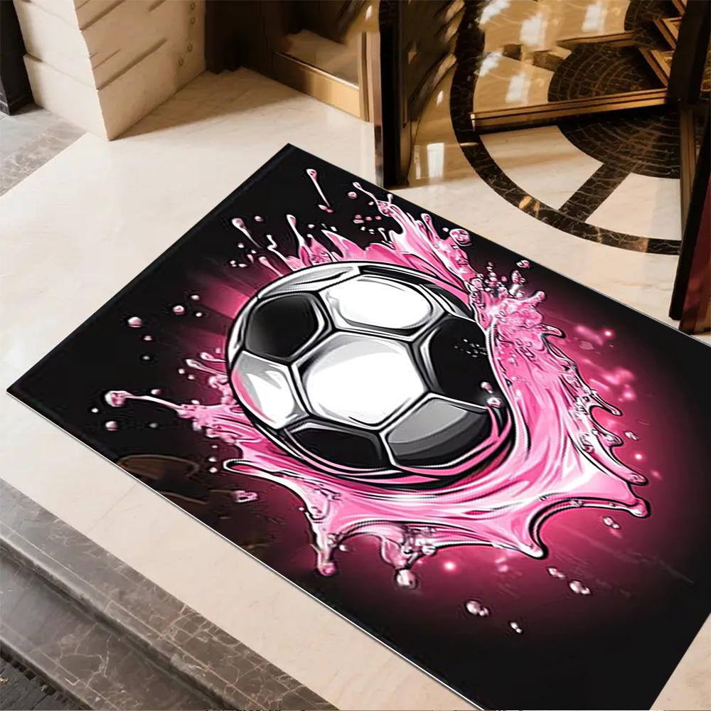 1pc soccer ball rug home carpet design for office decor gift living room bedroom