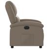 Electric Recliner Chair Cappuccino Faux Leather
