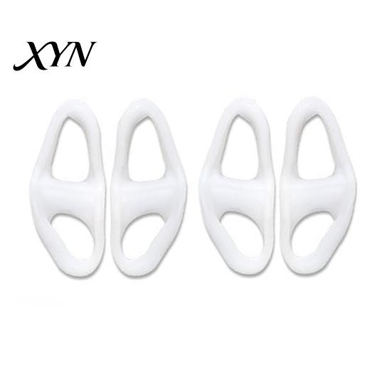 Toe Spacer for Bunions 1 Pair Separator Overlapping Toes, Soft SEBS Bunion Corrector, Alignment Device Double Ring Foot Hallux Valgus, Day Night
