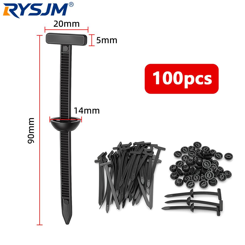 Multipurpose Nylon Cable Tie Buckle Fastener Clip Screw Replacement Zip Ties Nail Fixed For Fender Inner Lining Trunk Strap