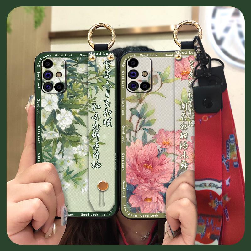 Phone Holder Anti-knock Phone Case For Samsung Galaxy M31S/SM-M317F/M315F Shockproof Chinese style Elderly lady For Mom