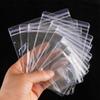 100 Stück PVC Plastik Selbstverschließbeutel Transparent Schmuckbeutel Zip-Lock-Beutel Halskette Armband Ring