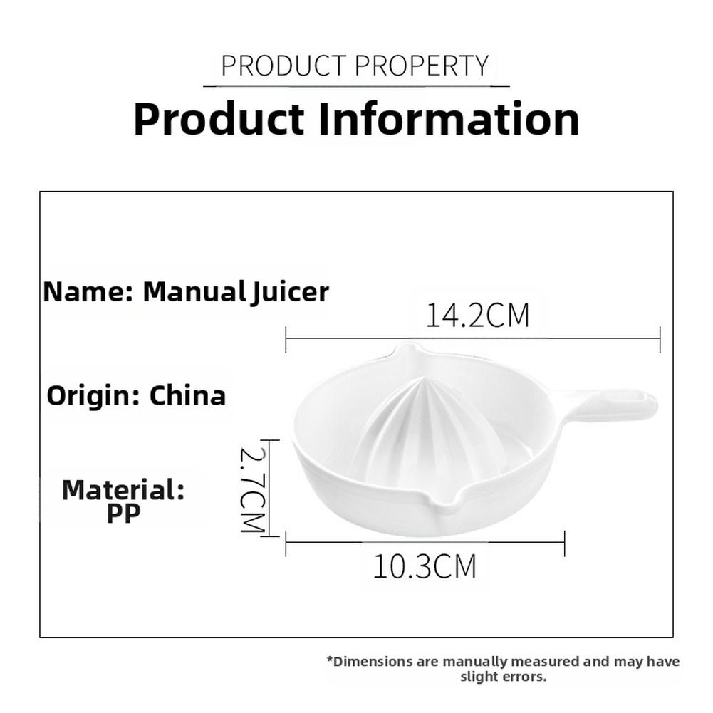 Manual Japanese Citrus Juicer with Twisted Tip Deep Rim and V Shaped Edge for SeedFree Lemon Lime Orange Juice