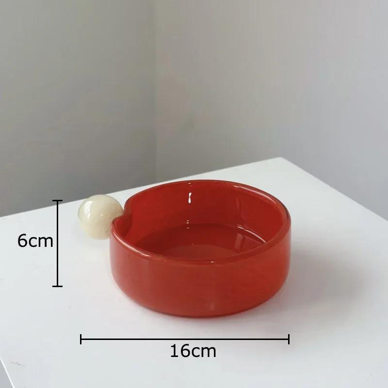 Colored Stone Shaped Glass Vase Creative Flower Pots Desk Decoration Flower Arrangement Floral Vases Room Aesthetic Decor