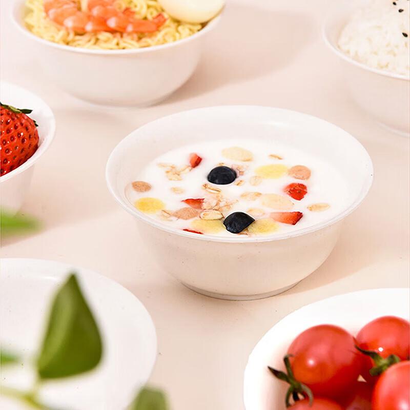 U-Shu 350ml Biyobozunur Pirinç Kabuğu Kaseler (20'li Paket)