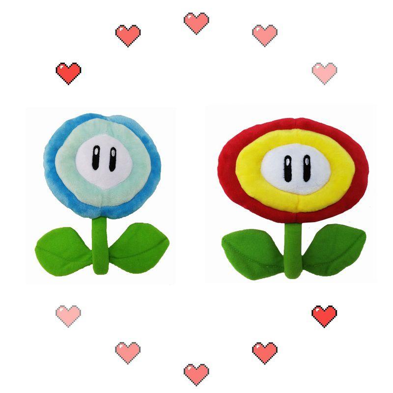 Super Mario Brothers Fire Flower Plush Toy Adorned With Soft Sunflower Design For Comfort