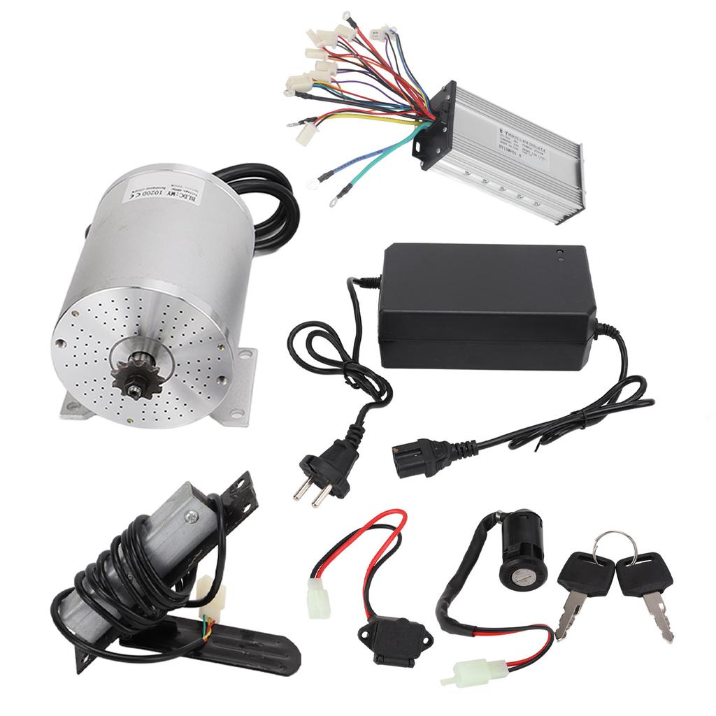 48V 2000W Electric Brushless DC Motor Kit with Controller for Scooter Electric Bicycle DIY Part