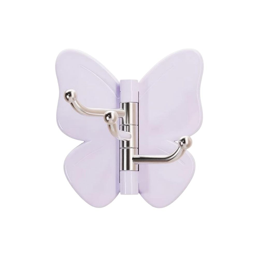 1/4PCS Plastic Butterfly Wall Hook Waterproof Adhesive Wall Hook  Kitchen Bathroom Storage
