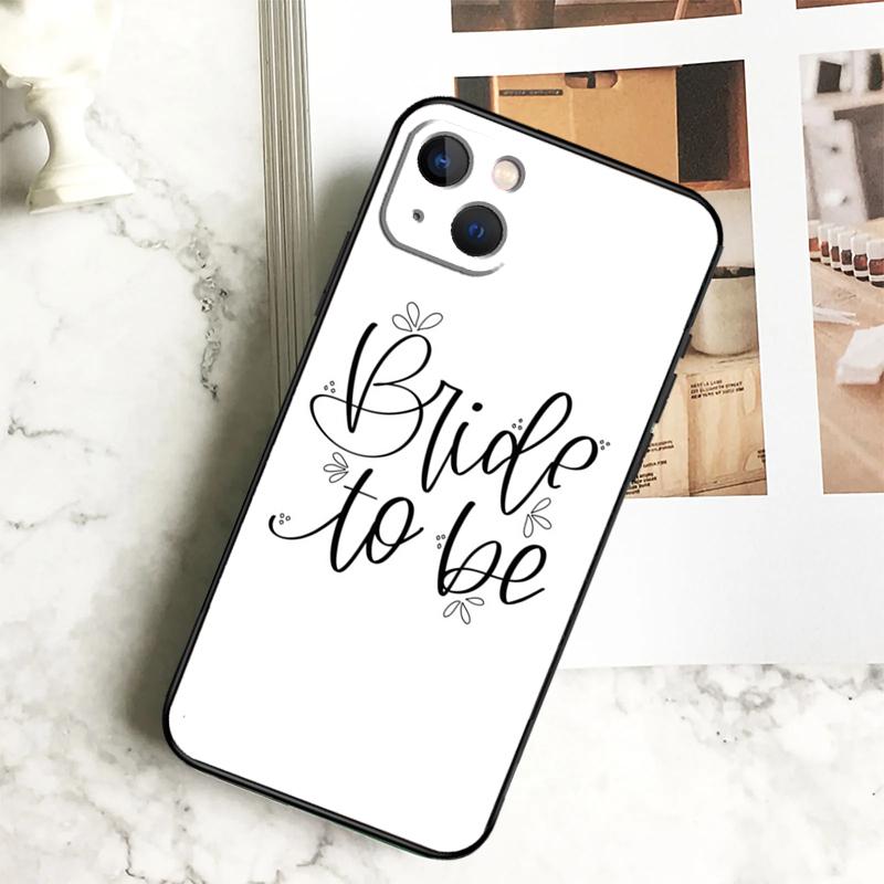 Wedding Bride Soon To Be Phone Case For iPhone 17 16 15 14 13 11 12 Pro Max Plus 12 13 Mini 16e 17 Air Cover Coque