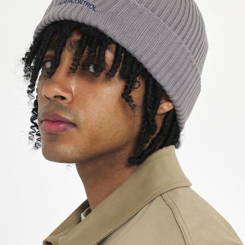 UNDERCONTROL BEANIE / COLLEGE CREW /m CHARCOAL