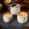 100/180/230ml Ceramic Cup Vintage Coarse Pottery Coffee Cup Japanese-style Cafes Drinkware for Espresso Cappuccino Kung Fu Tea
