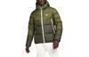 Down Jackets Men's Green Hooded Moderate Quilted Down Jacket DD6796-326