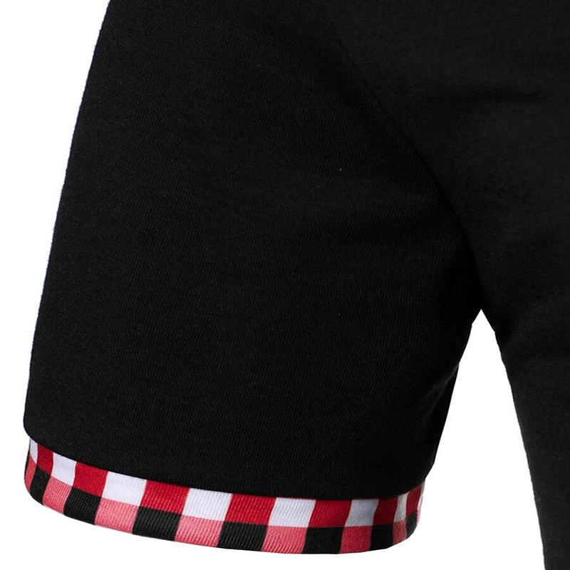 Men's summer checked polo shirt: a versatile, casual top with a pocket
